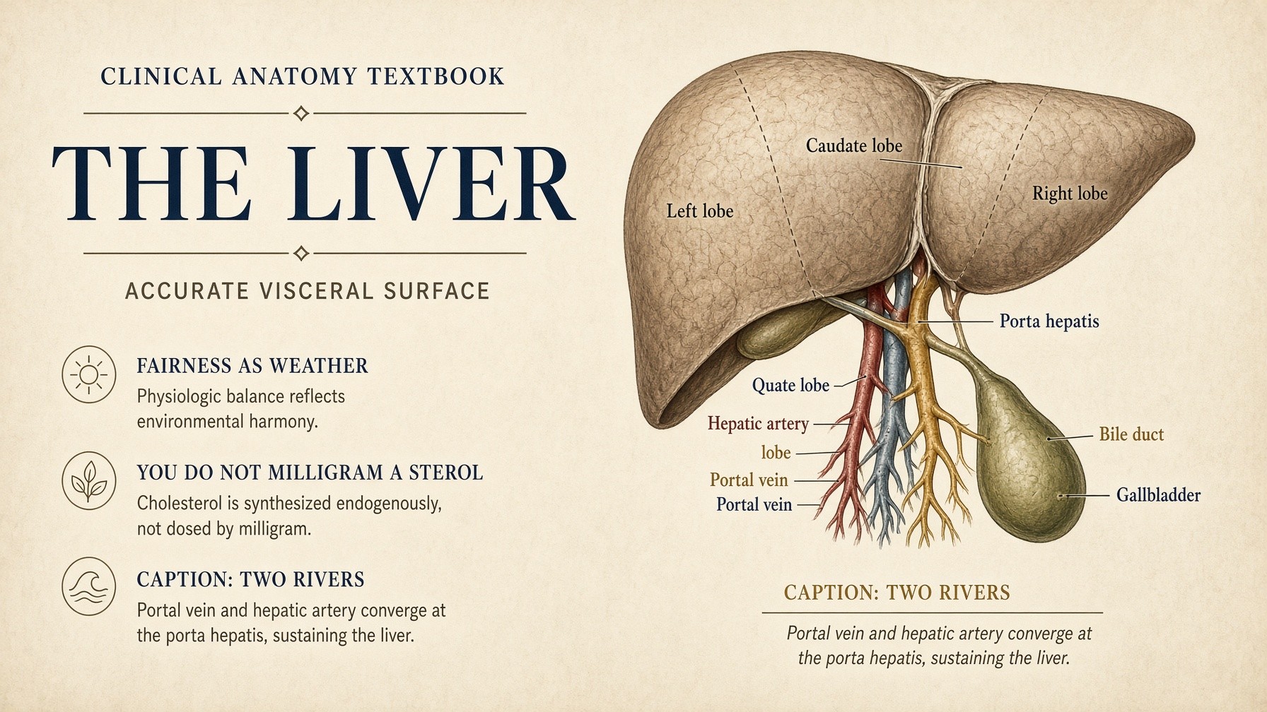 Banner: the liver — two rivers