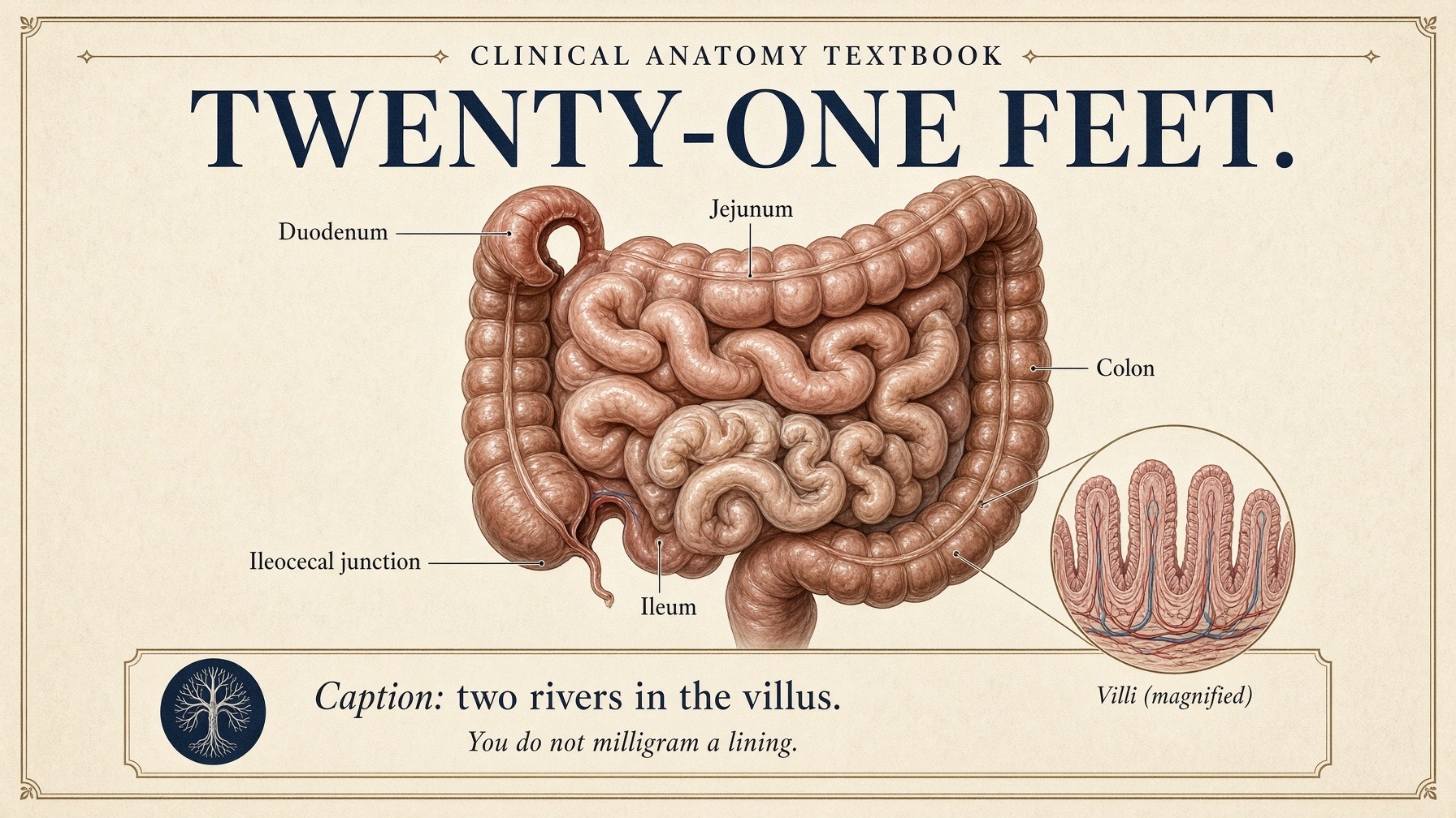 Banner: twenty-one feet
