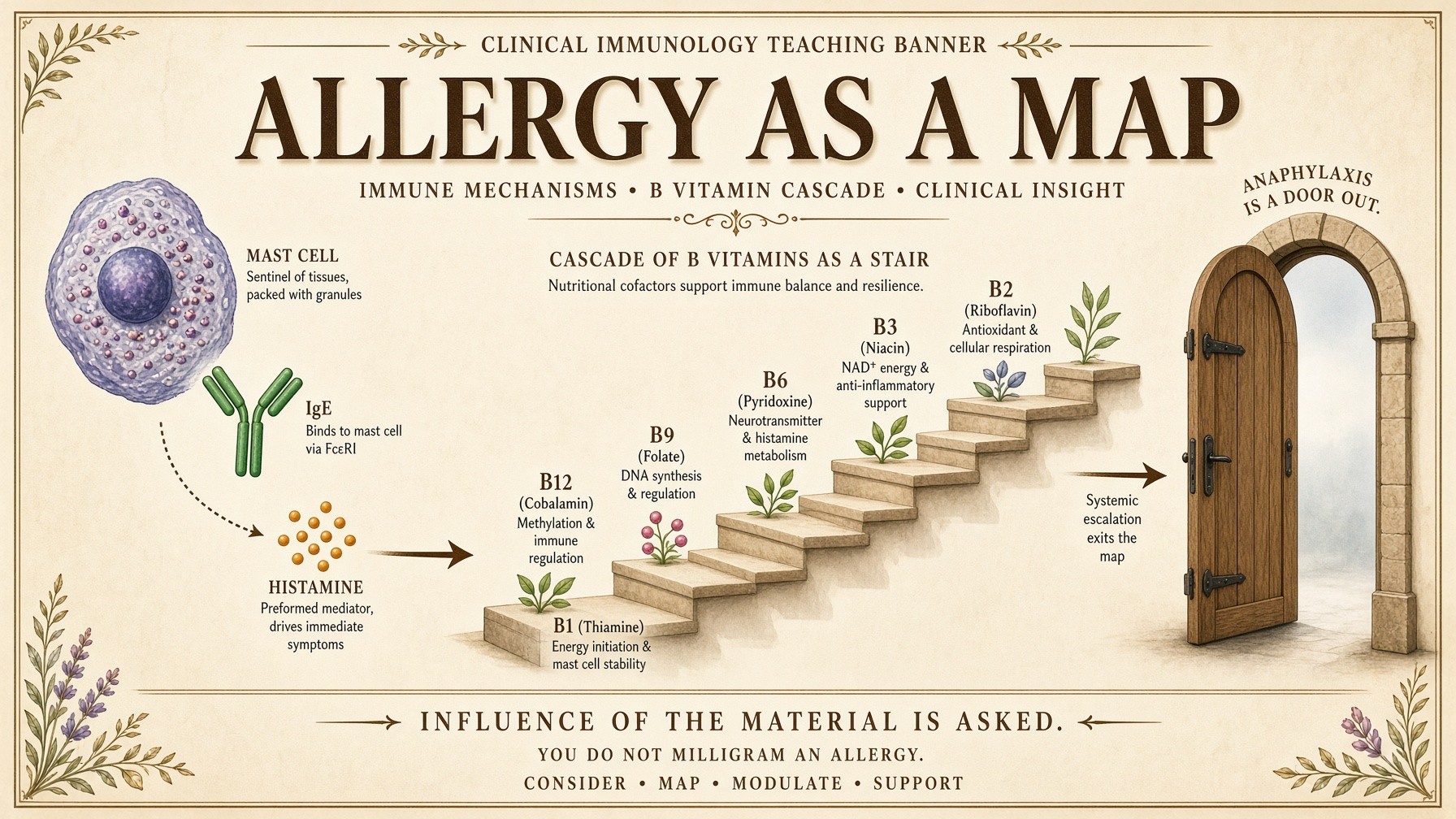 Banner: allergy as a map