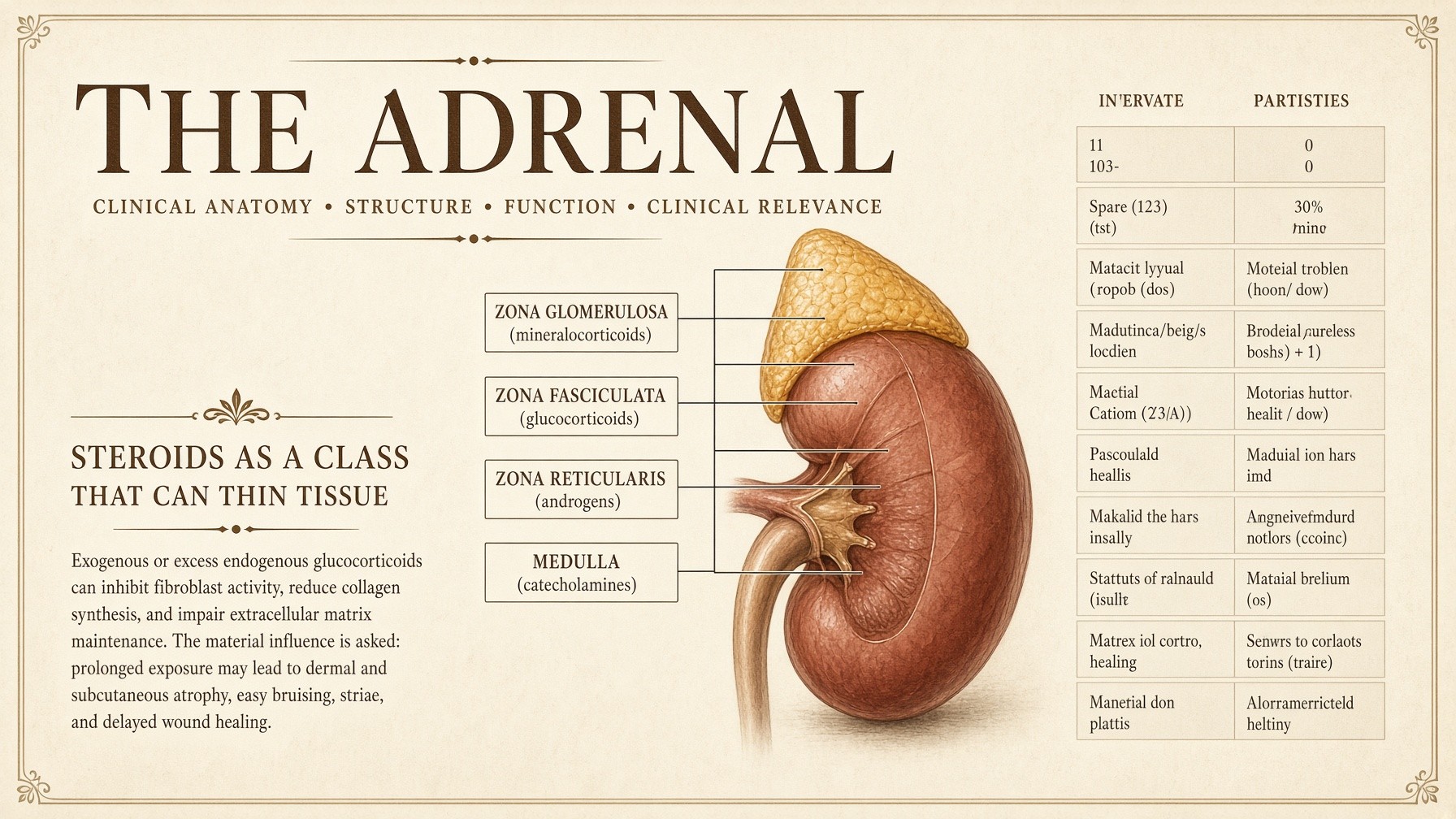 Banner: the adrenal — cortex and medulla