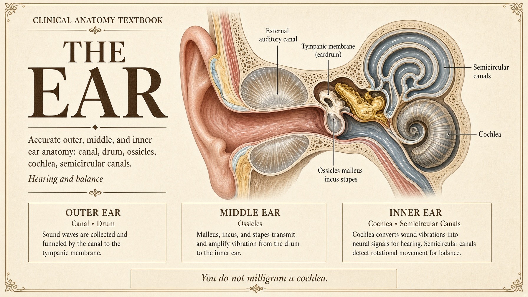 Banner: the ear — hearing and balance