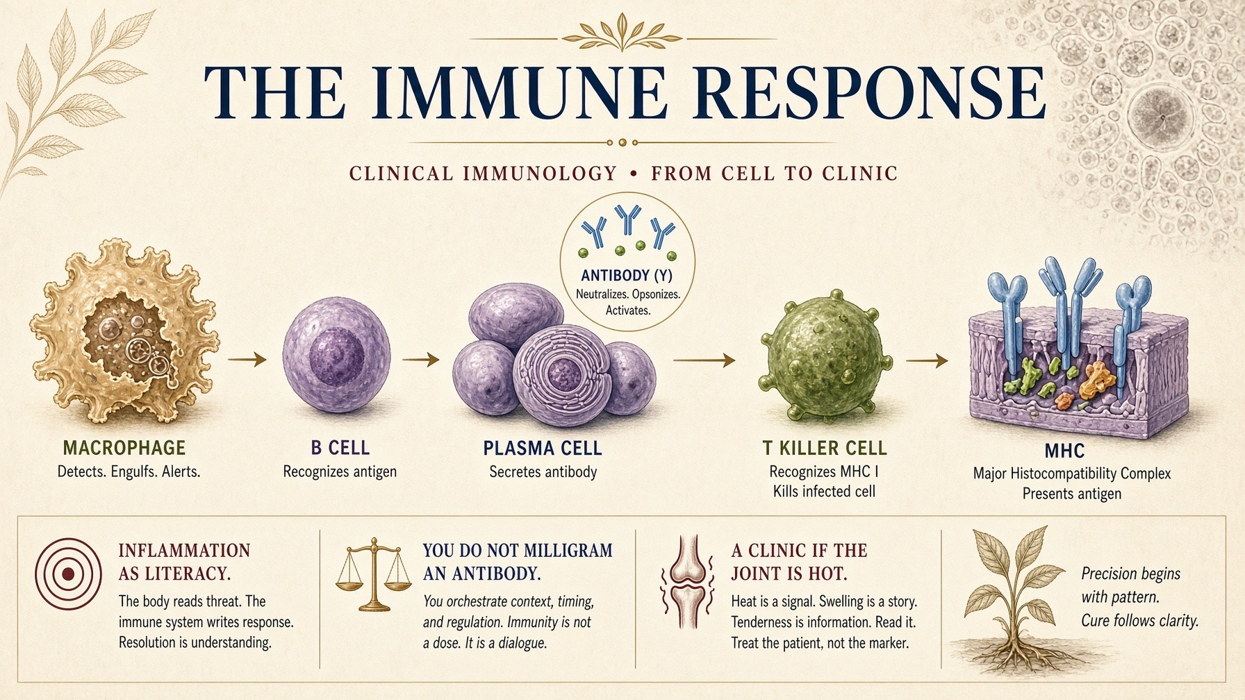 Banner: the immune response