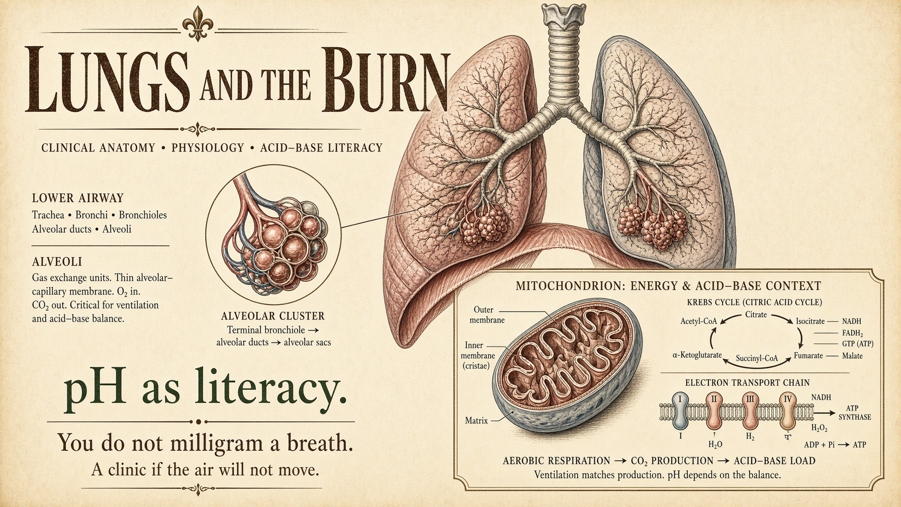 Banner: lungs and the burn