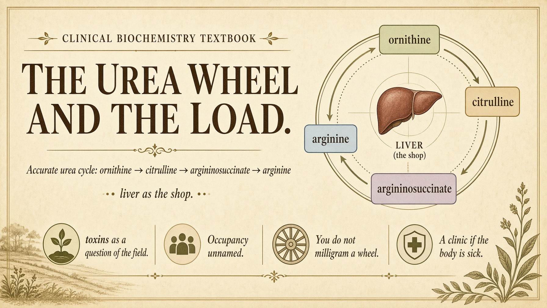 Banner: the urea wheel and the load
