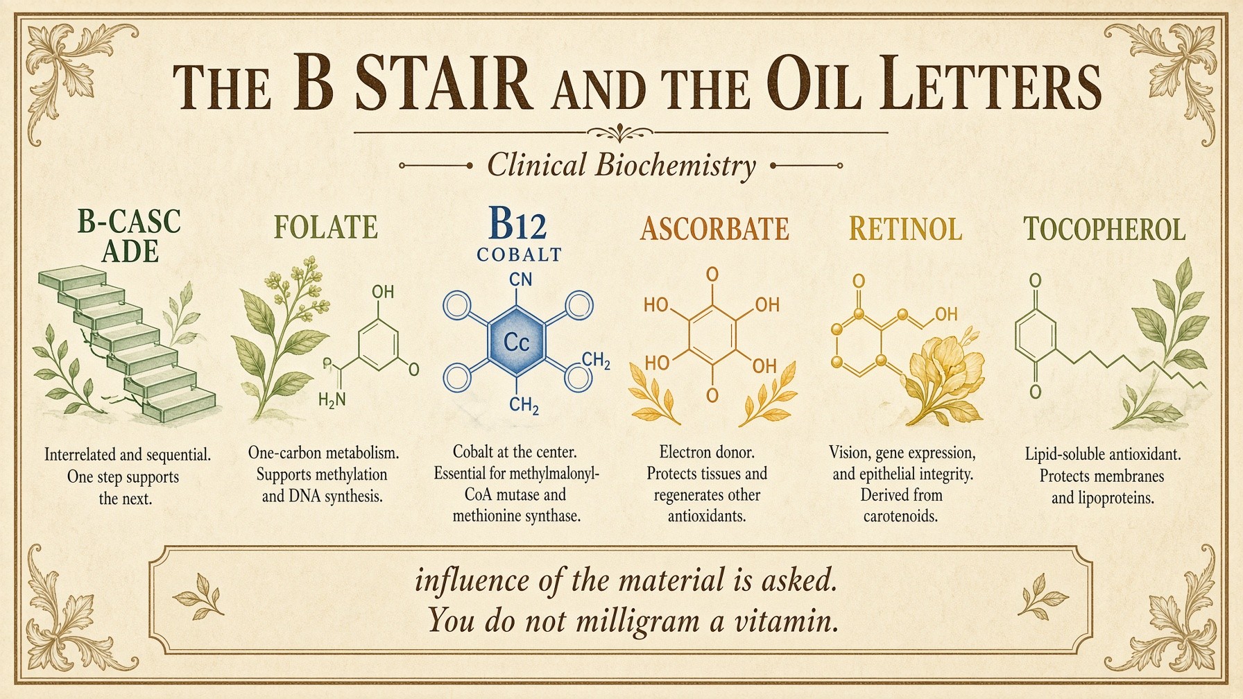 Banner: the B-vitamin cascade