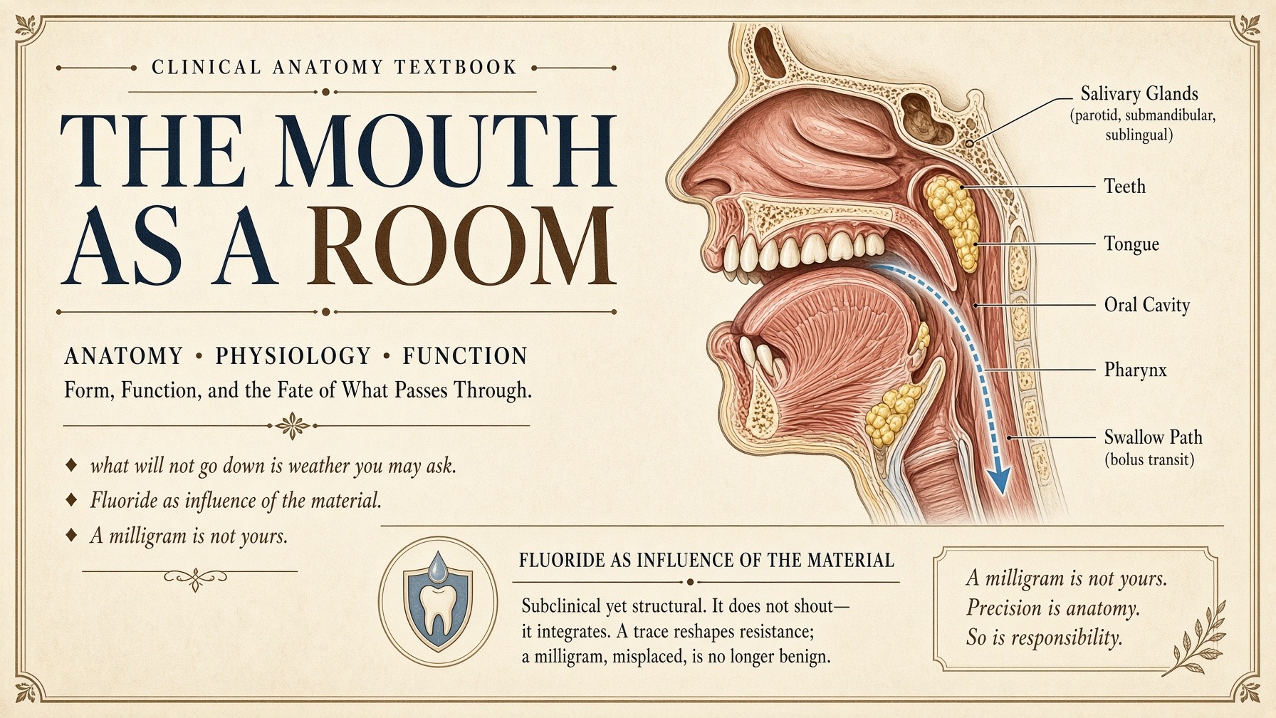 Banner: the mouth as a room
