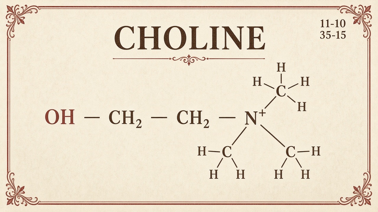 Chart 11-10: choline