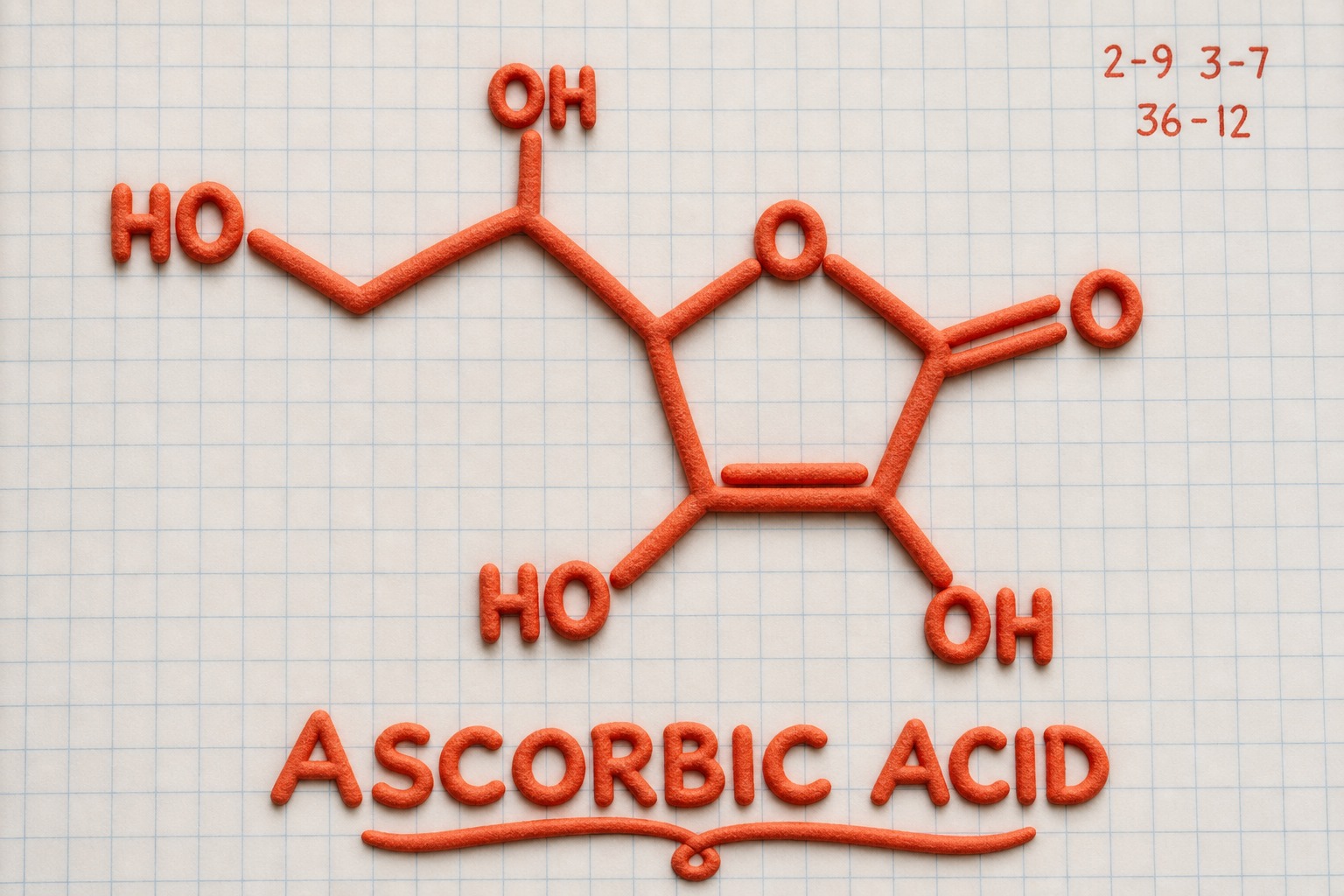 Chart 2-9: ascorbic acid structure