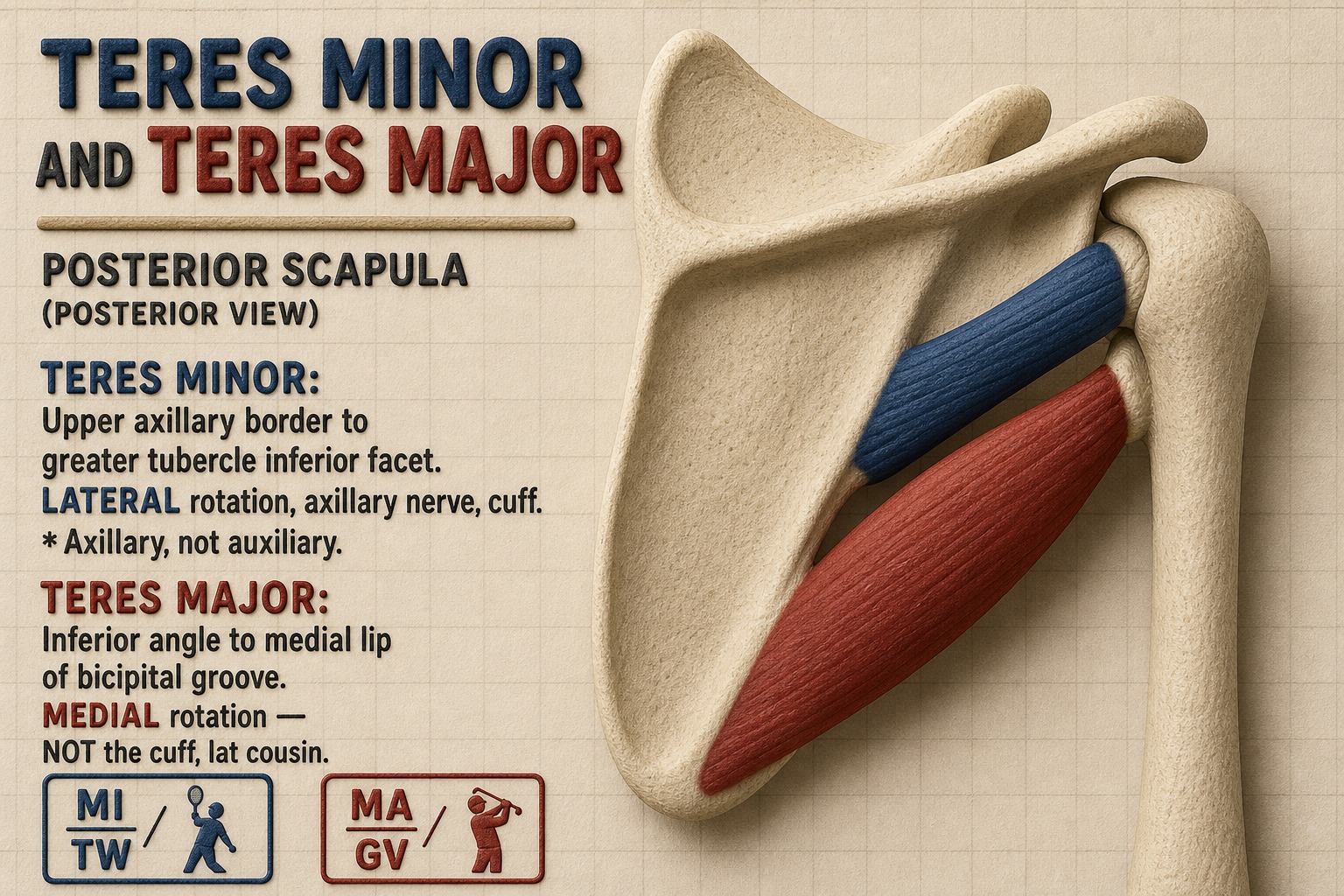 Teres major — the lat’s cousin, not the cuff